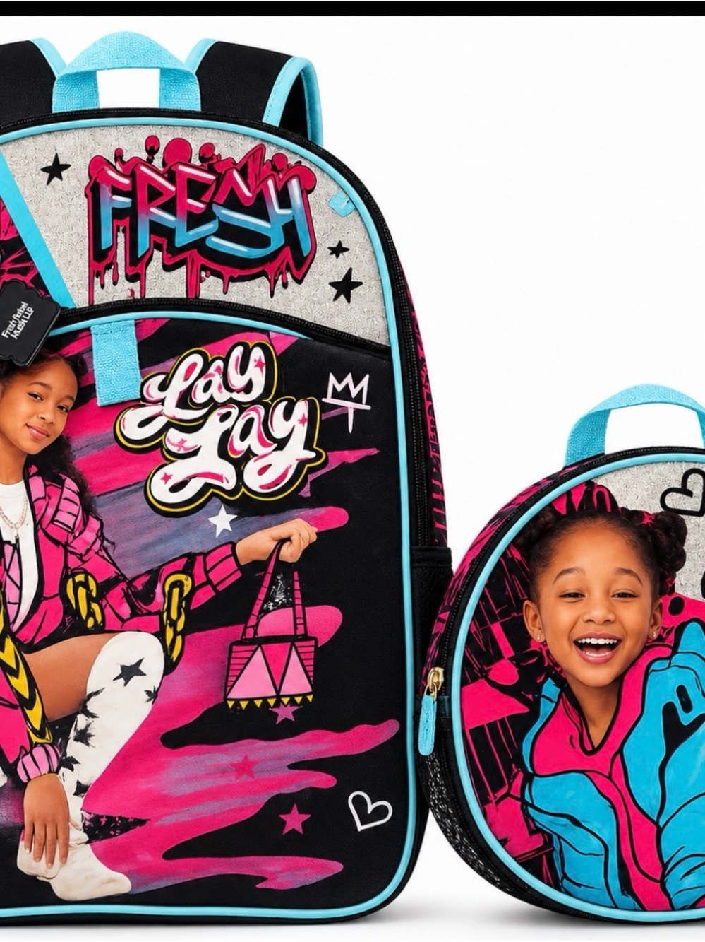 Lay Lay “Fresh” Backpack & Matching Lunch Bag
